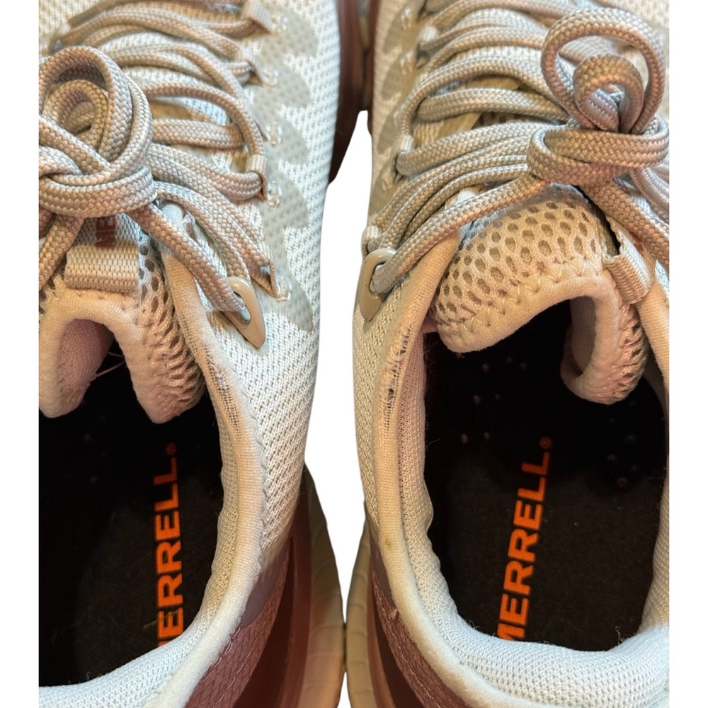 Merrell Trail Running Shoes Womens 8 Gray Pink Hiking Sneakers Comfort - Picture 7 of 8
